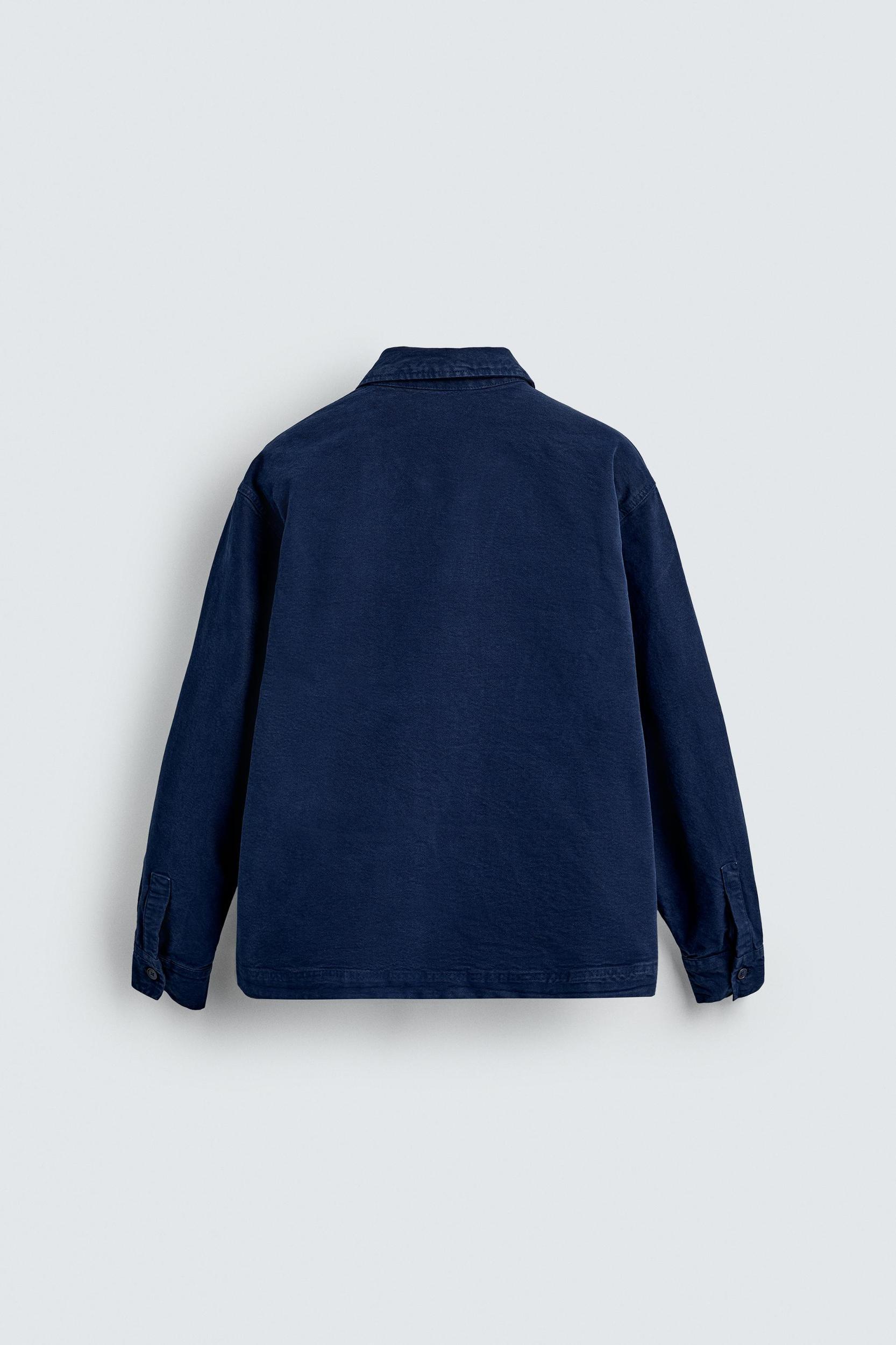TEXTURED POCKET OVERSHIRT Product Image