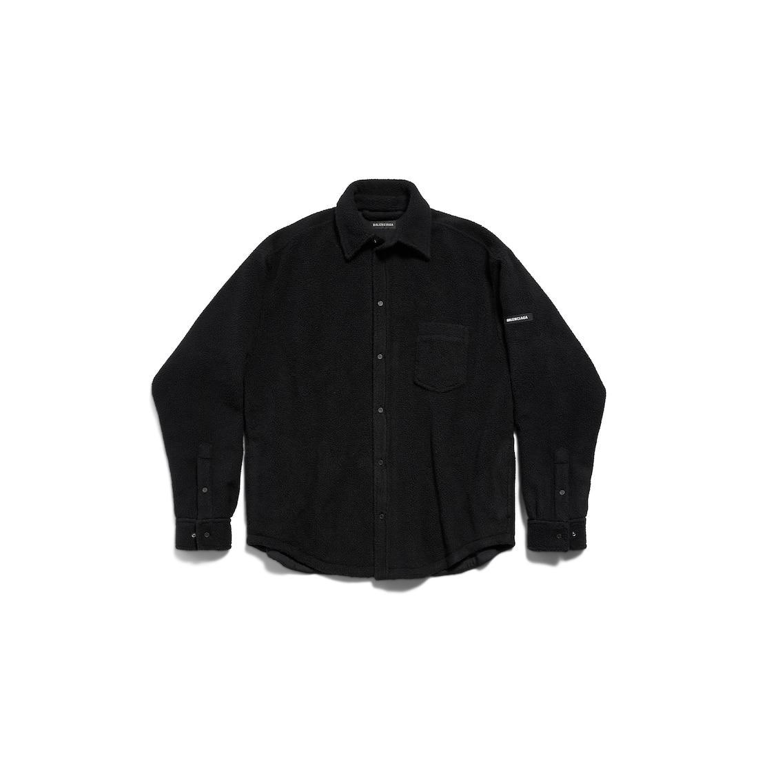 Men's Overshirt  in Black Product Image