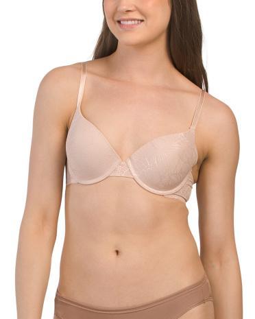 2pk Jacquard T-shirt Bras for Women | Spandex/Nylon Product Image