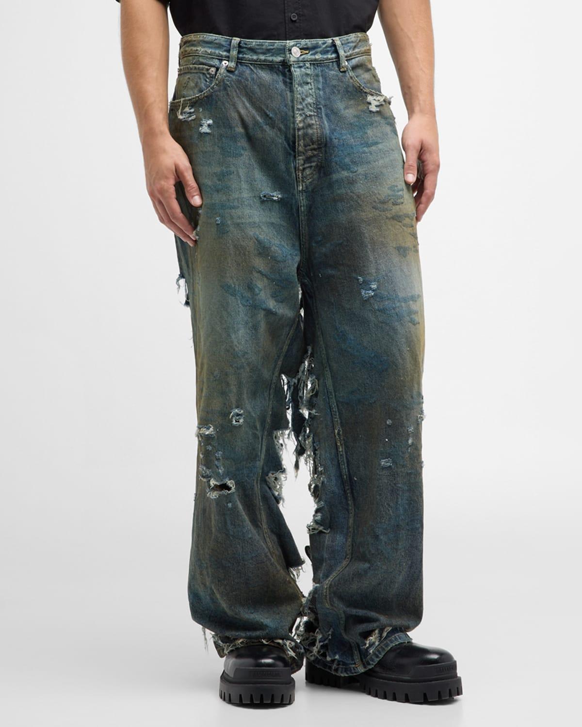 Super Destroyed Baggy Pants Product Image