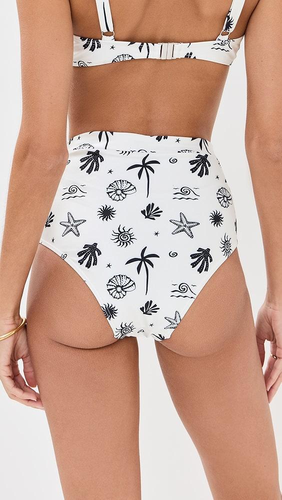 MINKPINK Shell High Waist Bikini Bottoms | Shopbop Product Image