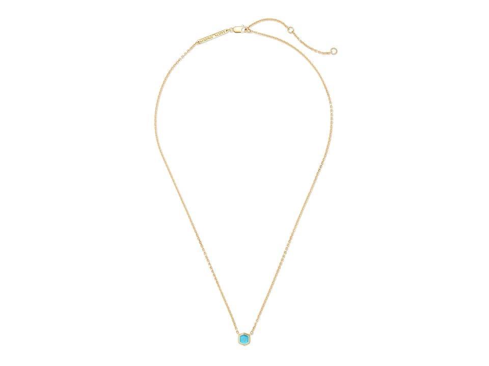 Kendra Scott Davie Pave Sterling Silver Short Pendant Necklace Product Image