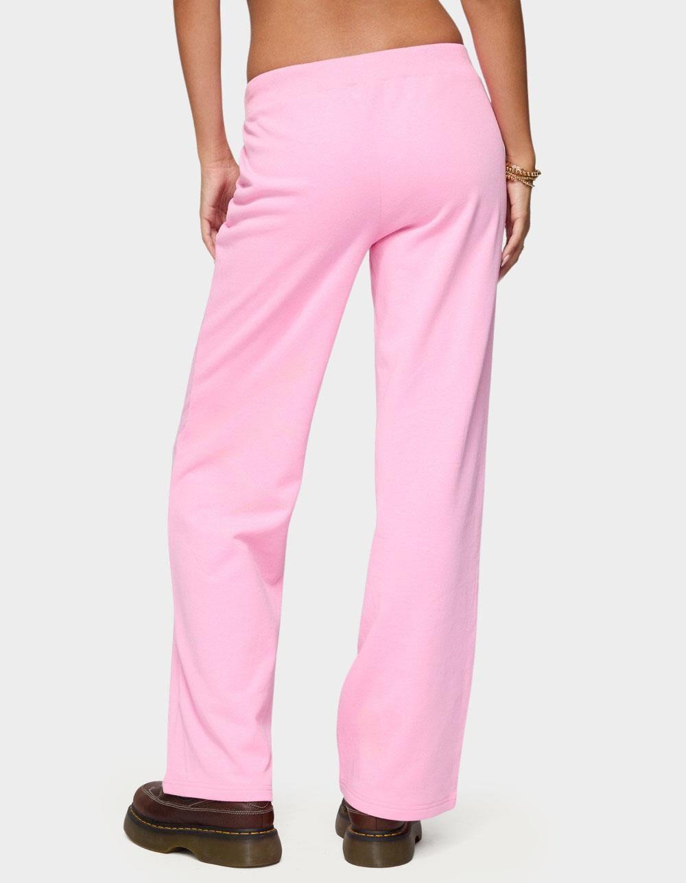 EDIKTED 06 Sweatpants - PINK Product Image