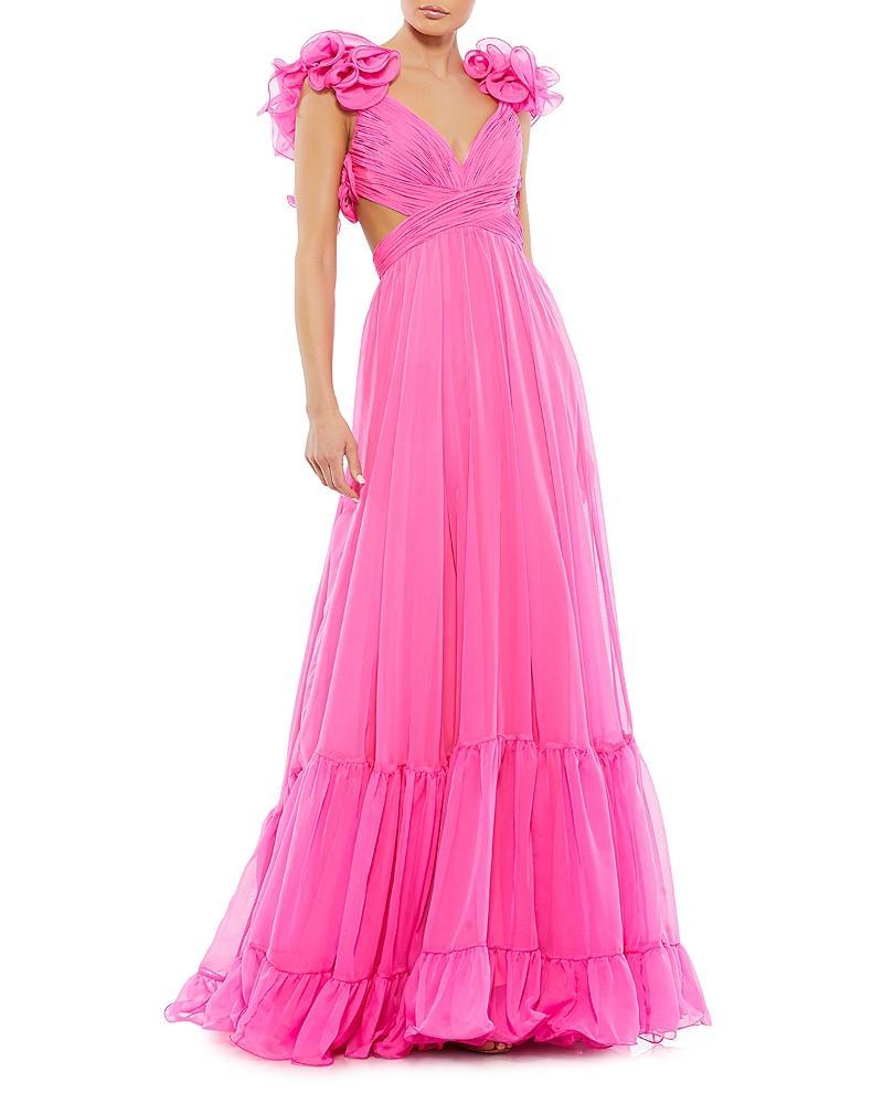 Womens Ieena Cutout Chiffon Gown Product Image
