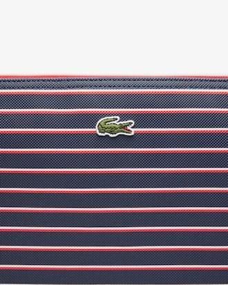 Large L.12.12 Concept Striped Clutch Product Image