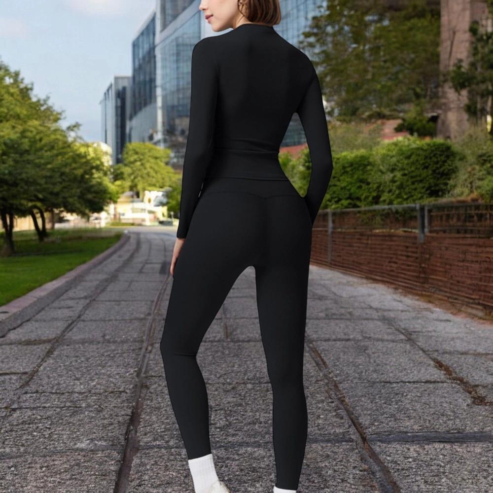 Anna-Kaci Women's Long Sleeve Seamless Compression Top for Workout and Activewear Product Image