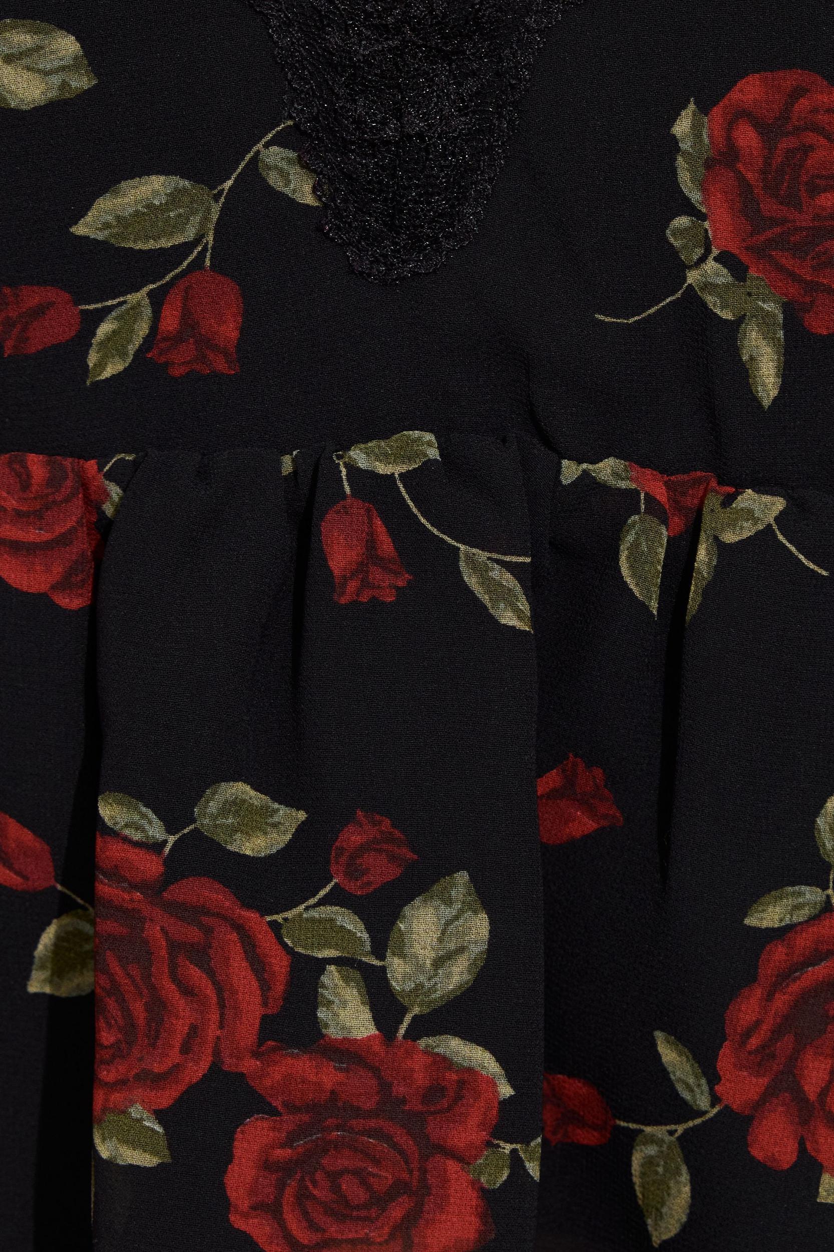 Georgette Lace Trim Cami Top Product Image