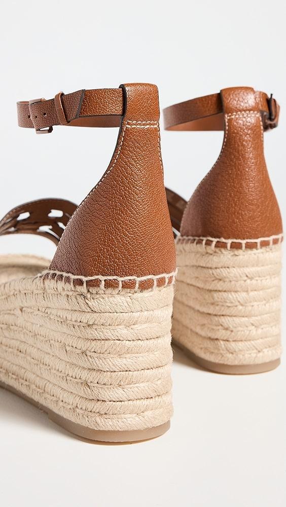 Tory Burch Ines Cage Wedge Espadrilles 80mm | Shopbop Product Image