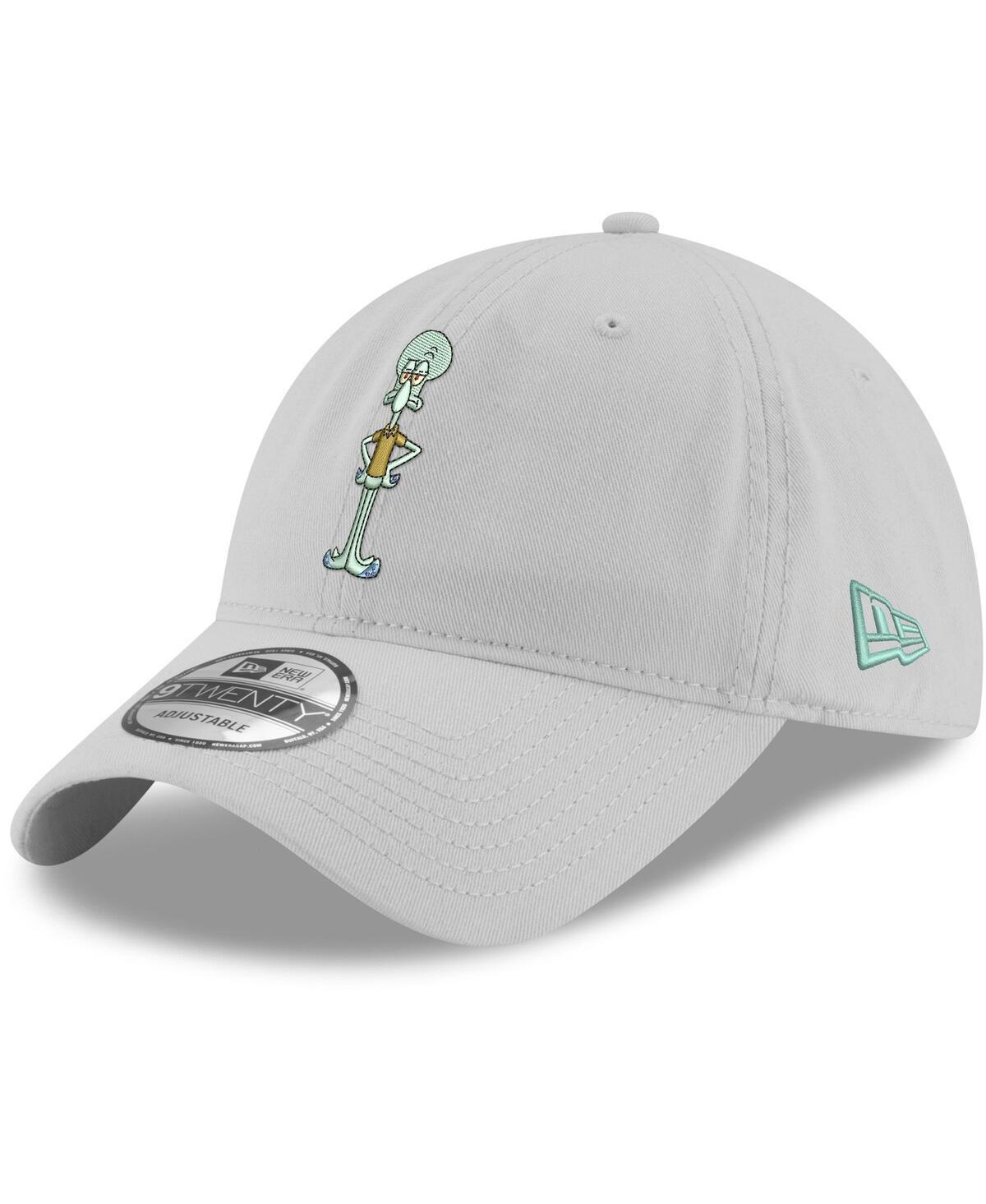 Mens New Era Gray Squidward Tentacles 9TWENTY Adjustable Hat Product Image