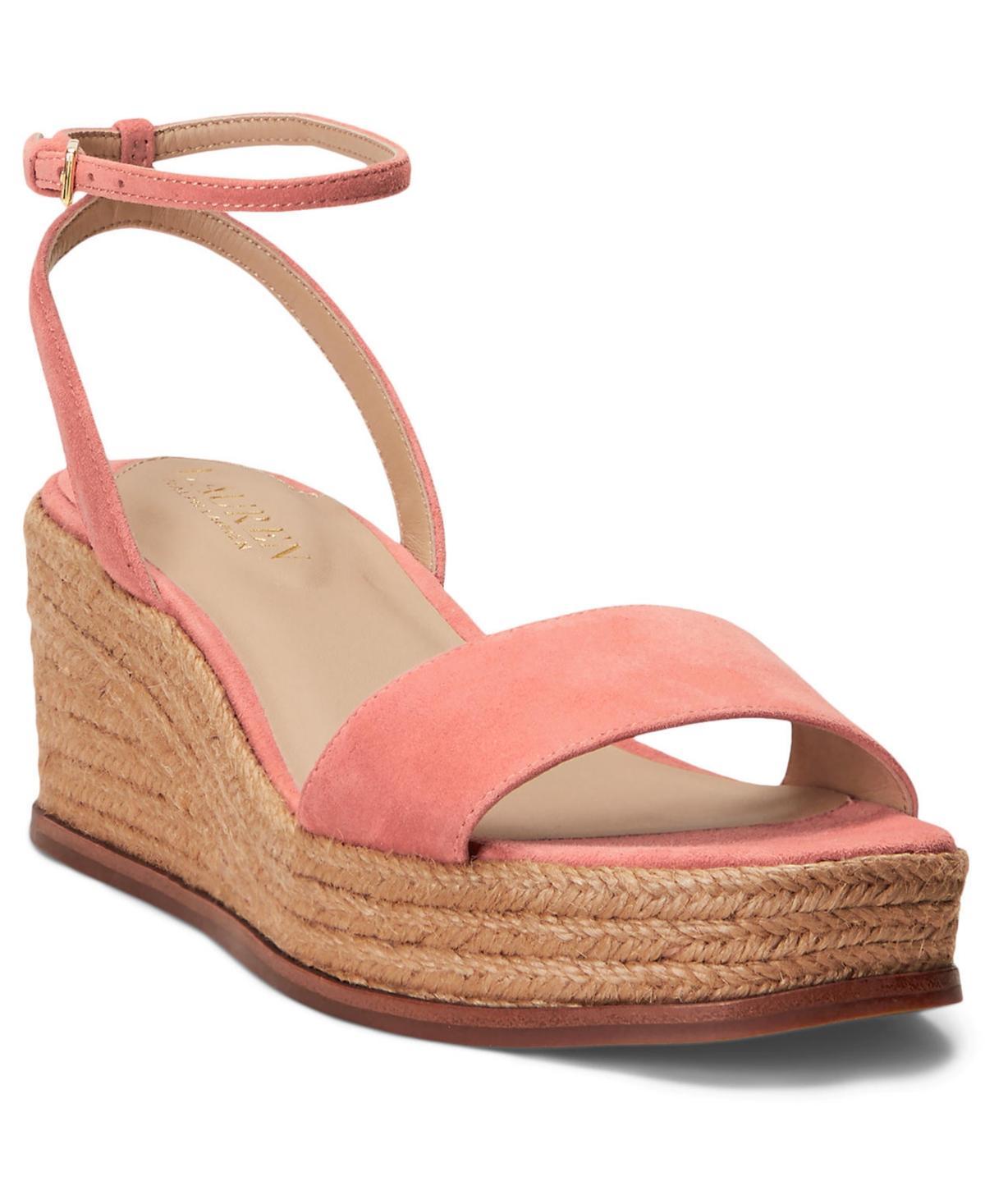 Lauren Ralph Lauren Leona Suede Espadrille Women's Sandals Product Image