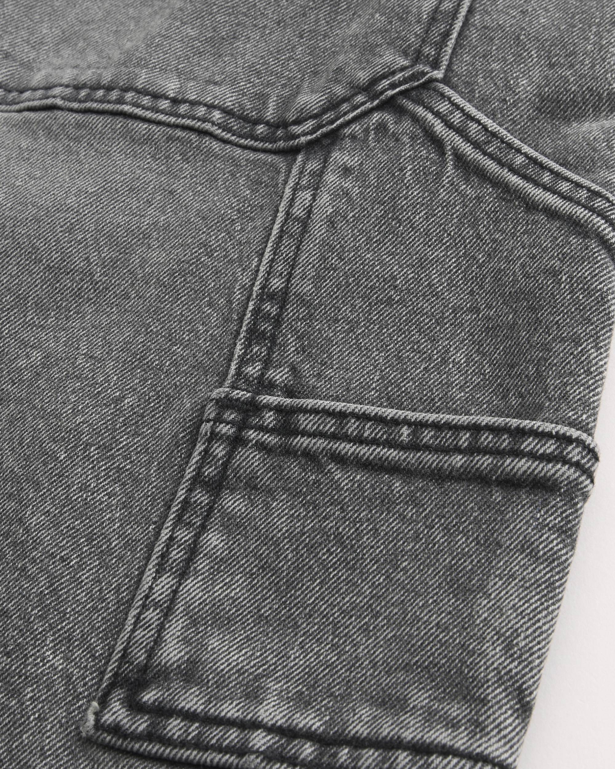 Baggy Denim Cargo Shorts Product Image