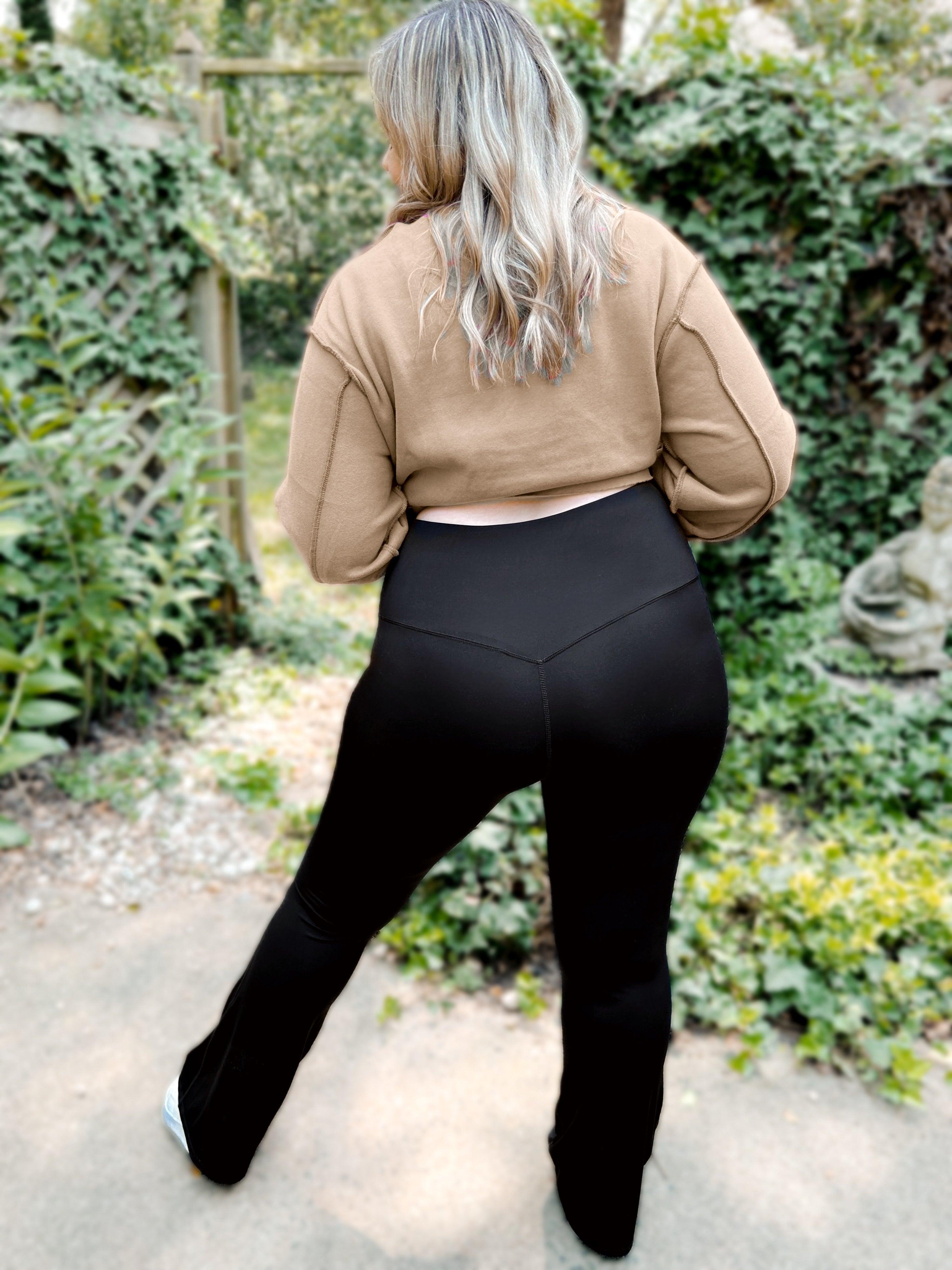 Fallon Flare Bottom Suck & Tuck Leggings Product Image