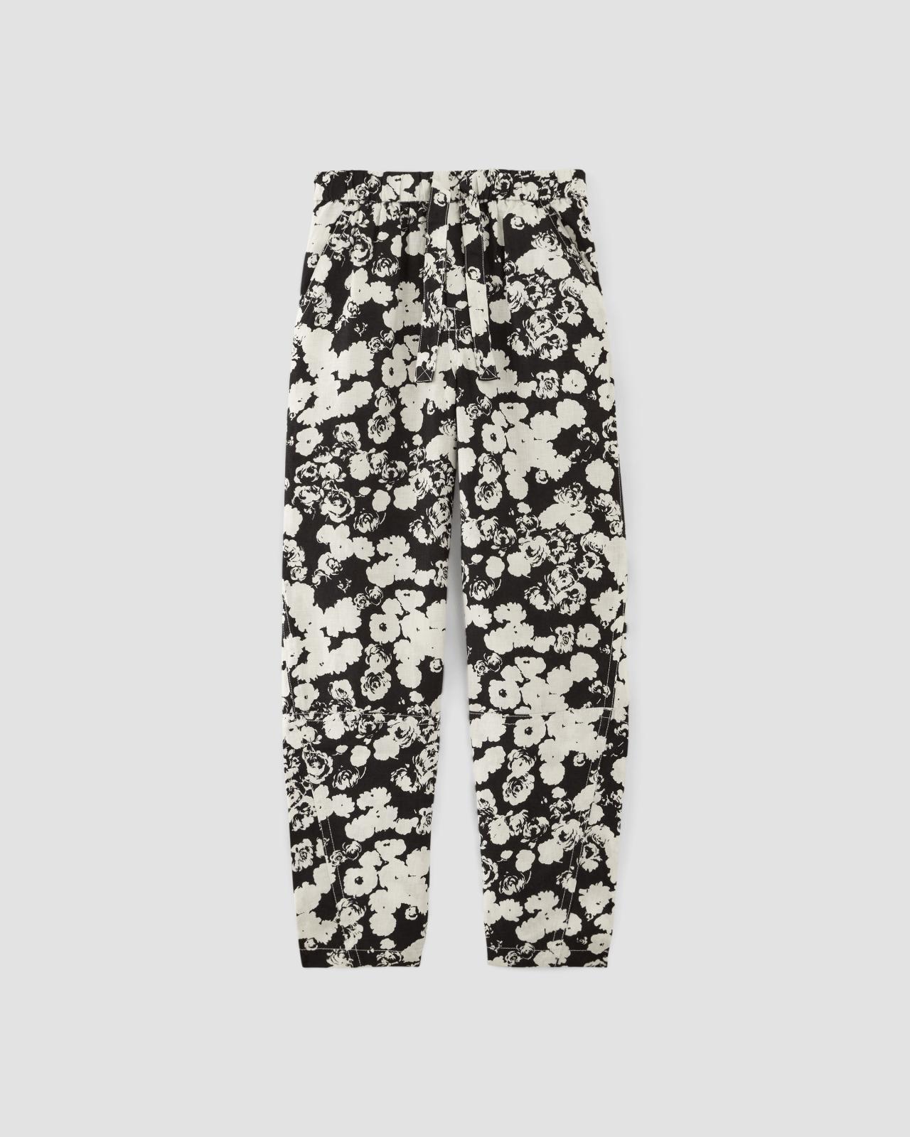 The Linen Pull-On Barrel Pant Product Image