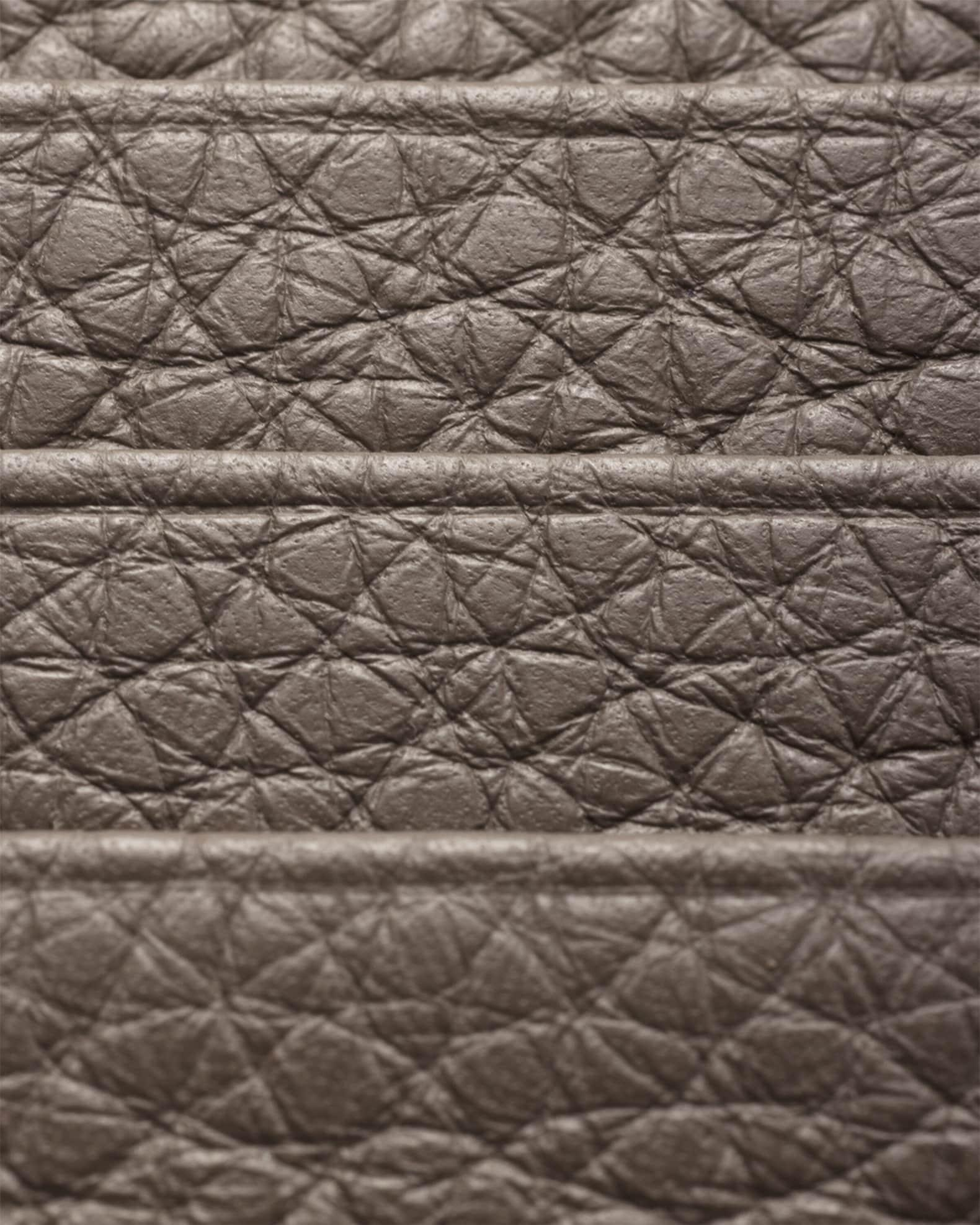 Men's Vitello Daino Leather Card Holder Product Image