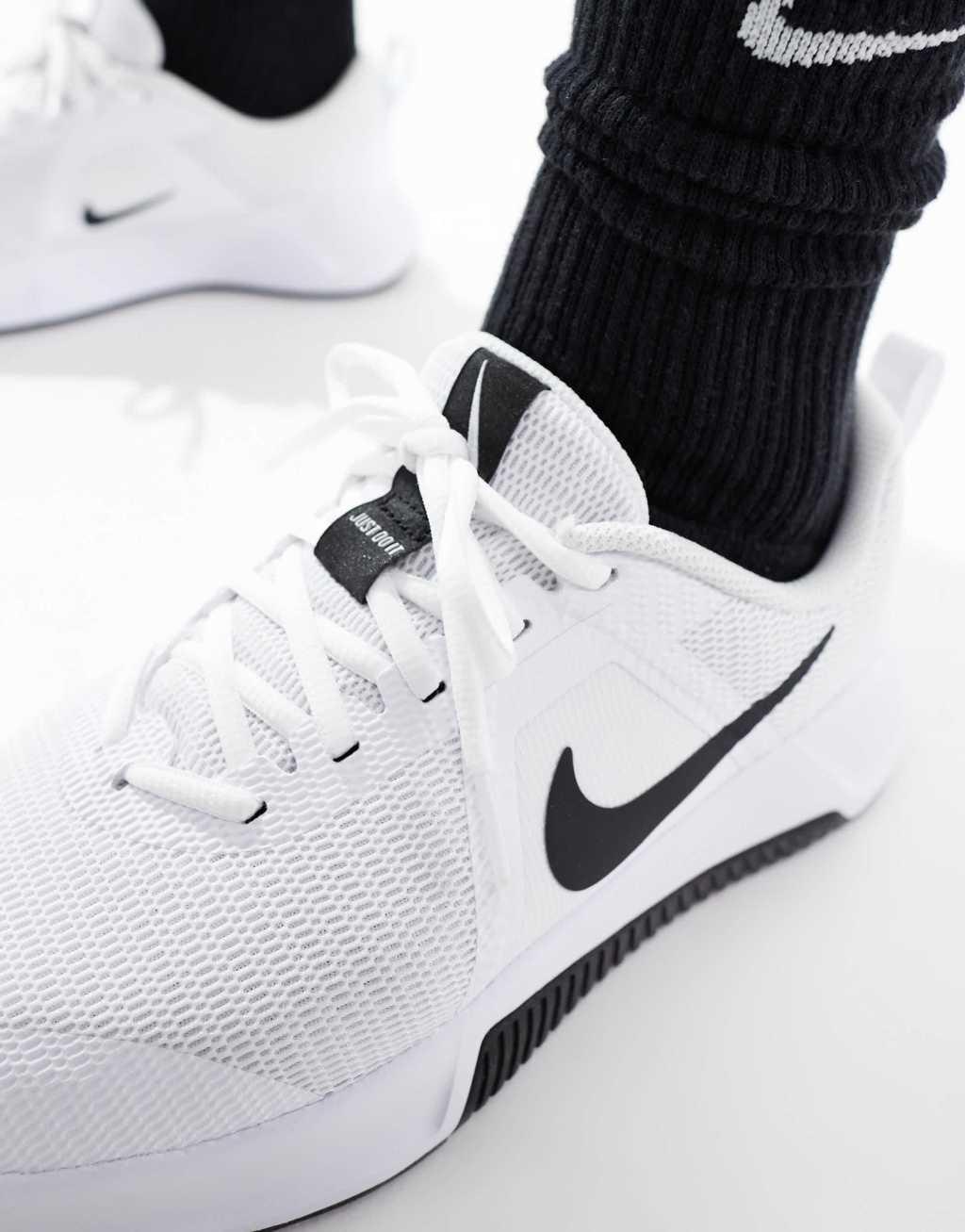 Nike Training MC 3 sneakers in white and black Product Image