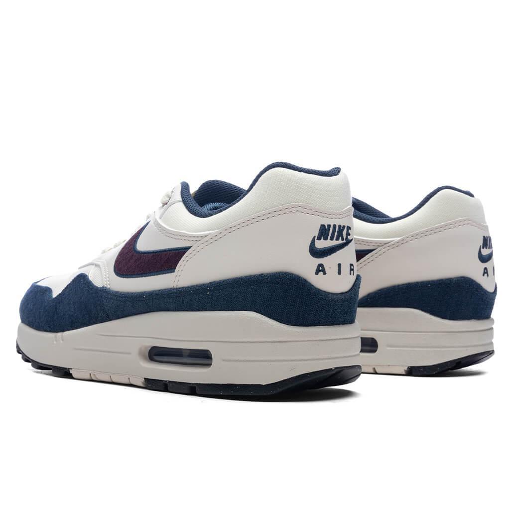 Air Max 1 - Coconut Milk/Burgundy Crush/Armory Navy Male Product Image