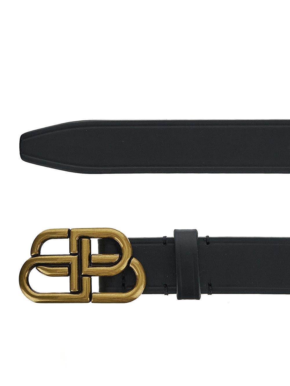 BALENCIAGA Bb Belt In Black Product Image