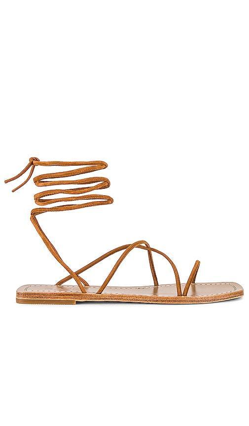 RAYE Grey Sandal in Rust. Size 6.5, 7.5, 8.5. Product Image