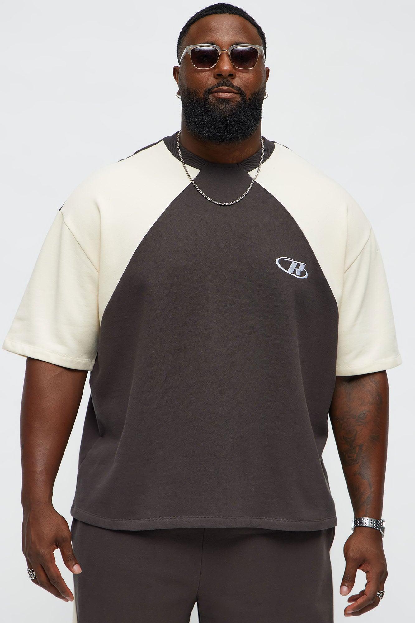Rook Oversized Tee - Grey Product Image