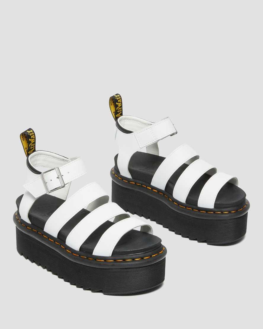 Blaire Hydro Leather Platform Strap Sandals Product Image