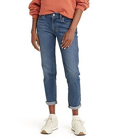 Womens Levis Boyfriend Jeans Blue Layer Product Image