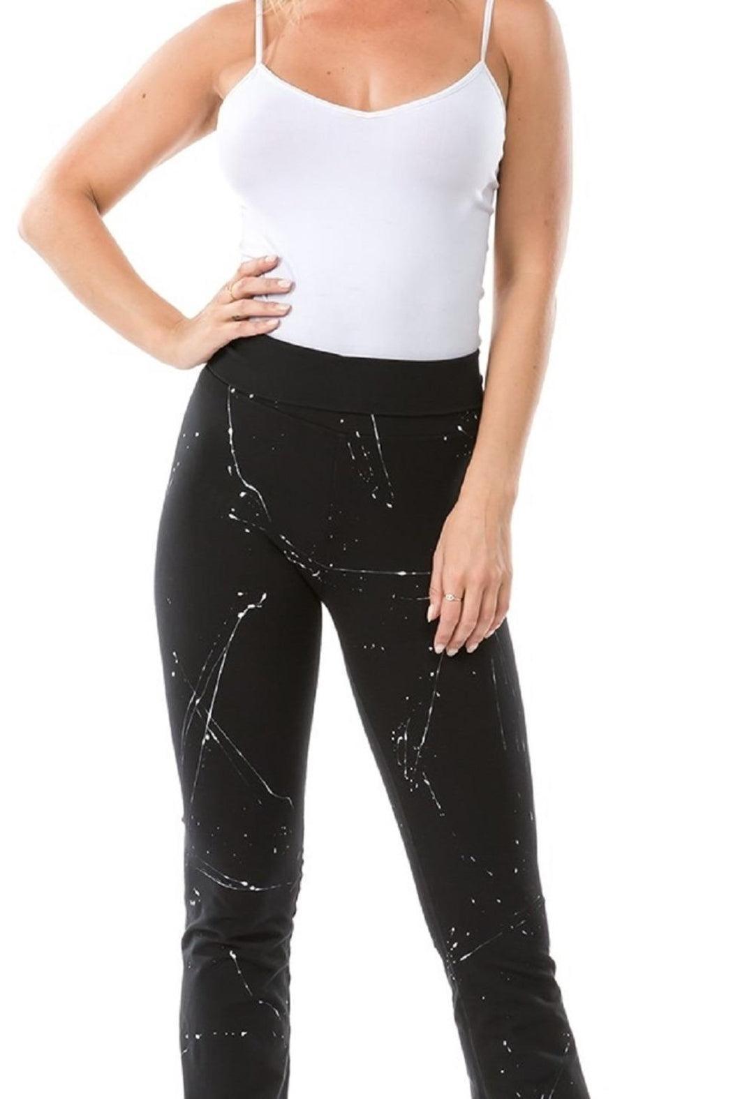 Paint Splatter Yoga Leggings Product Image