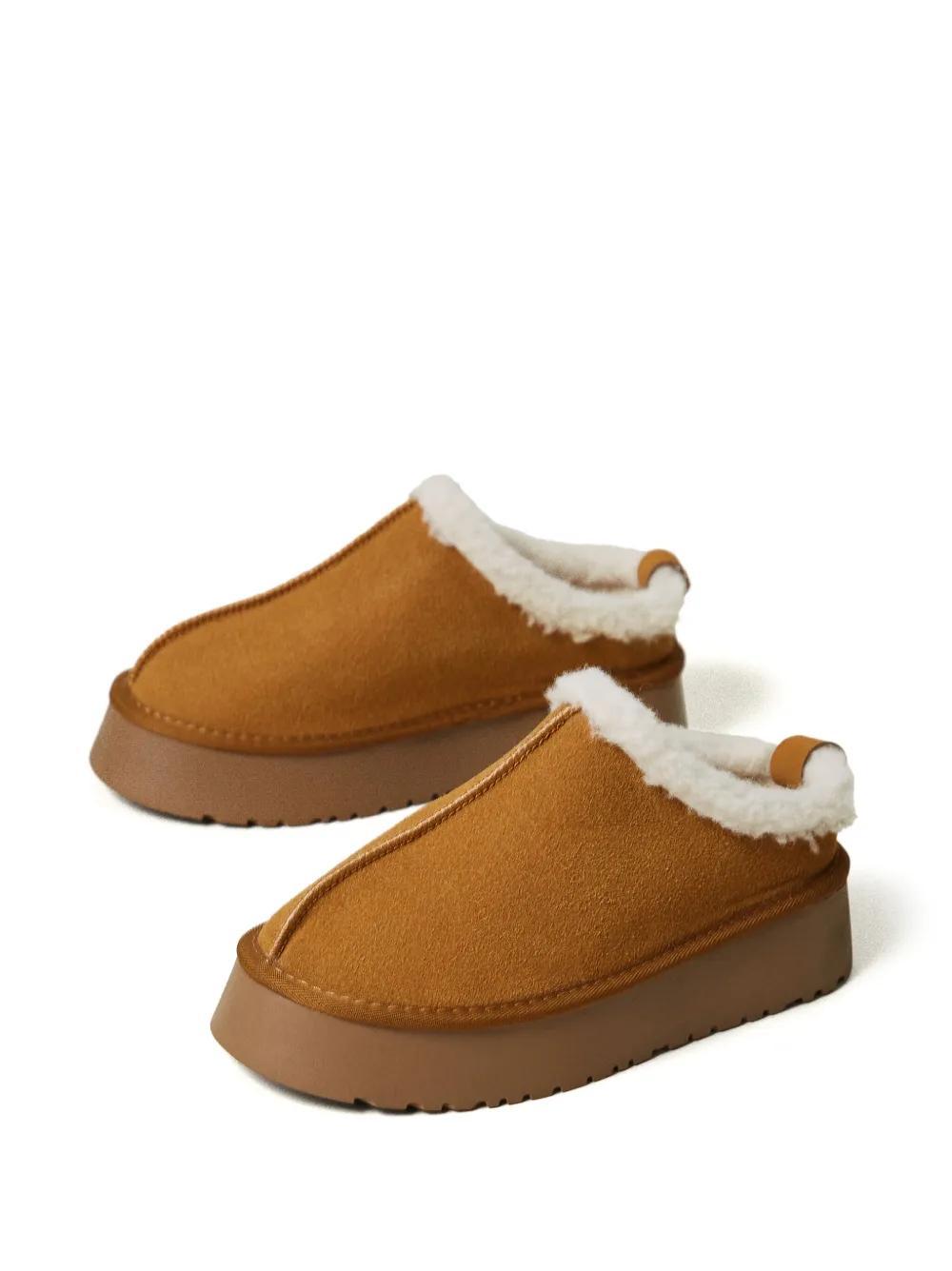 faux-shearling slippers Product Image