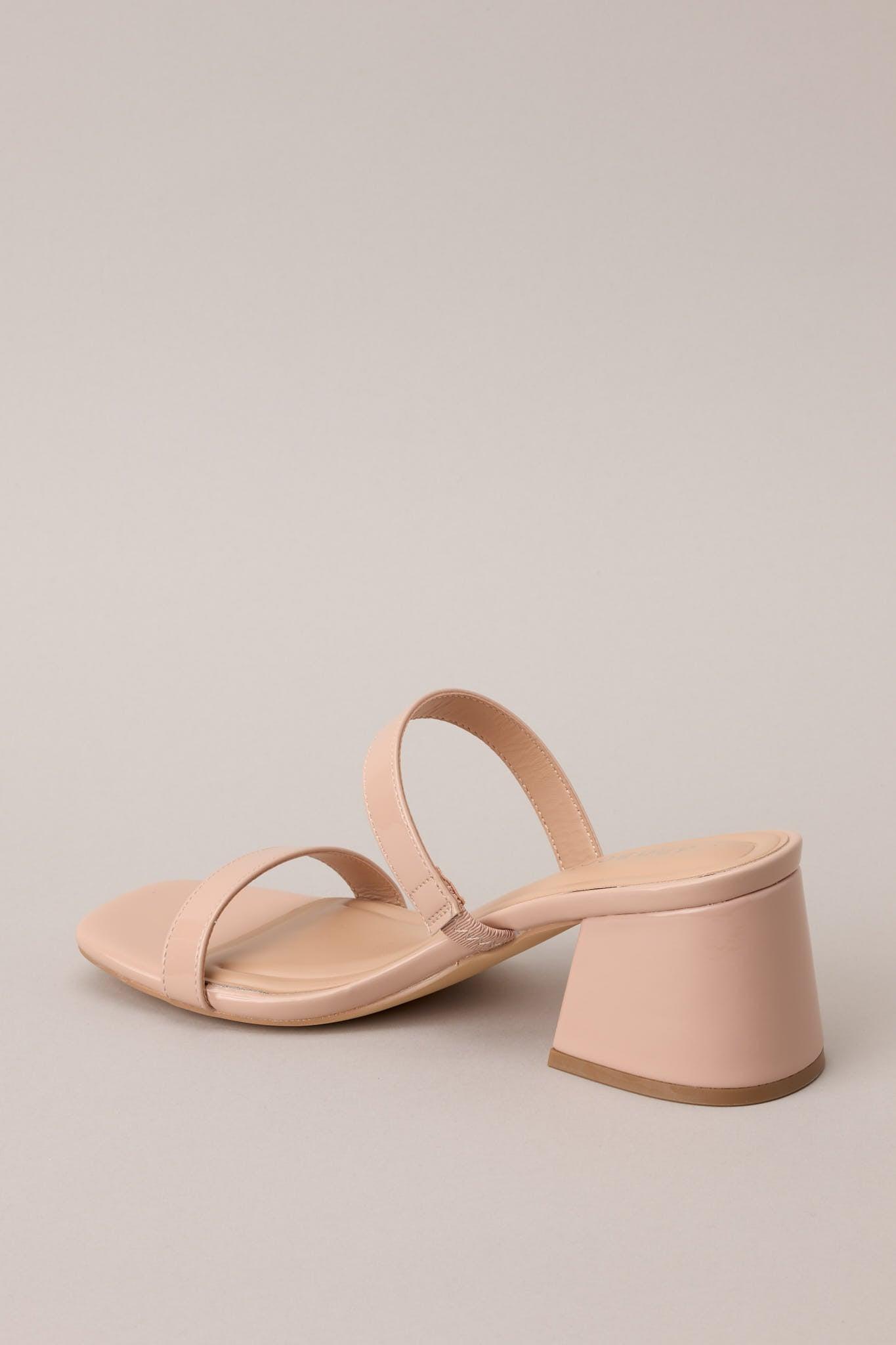 Stolen Moments Nude Block Heel Product Image