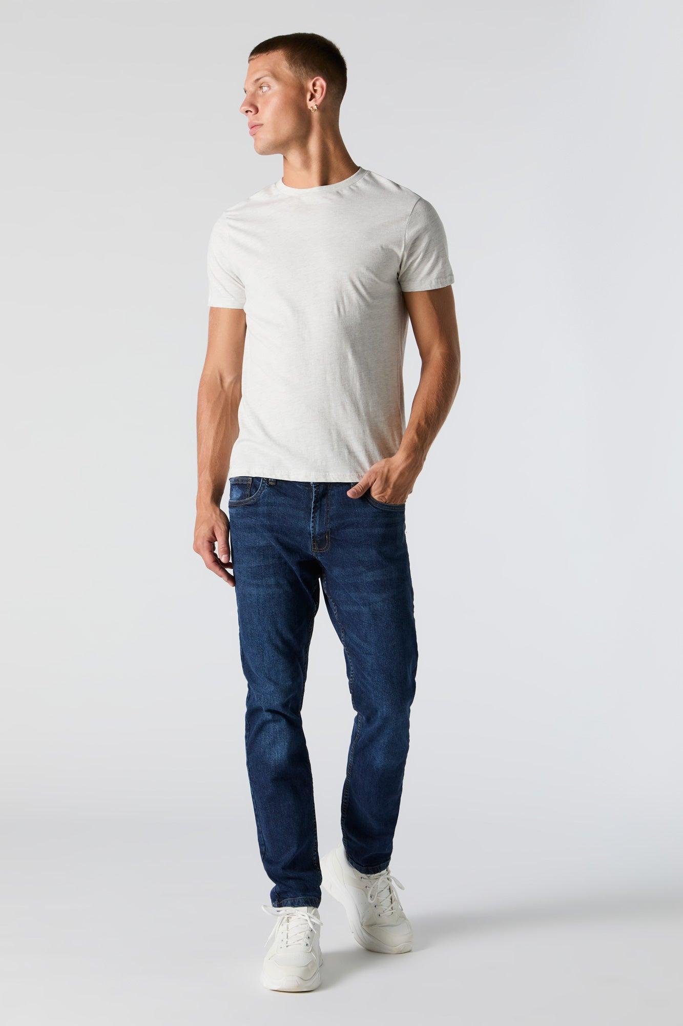 Dark Wash Athletic Jean Male Product Image