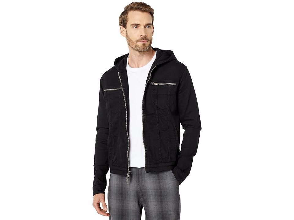 John Varvatos Star Usa Hooded Zip-Front Knit Jacket Product Image