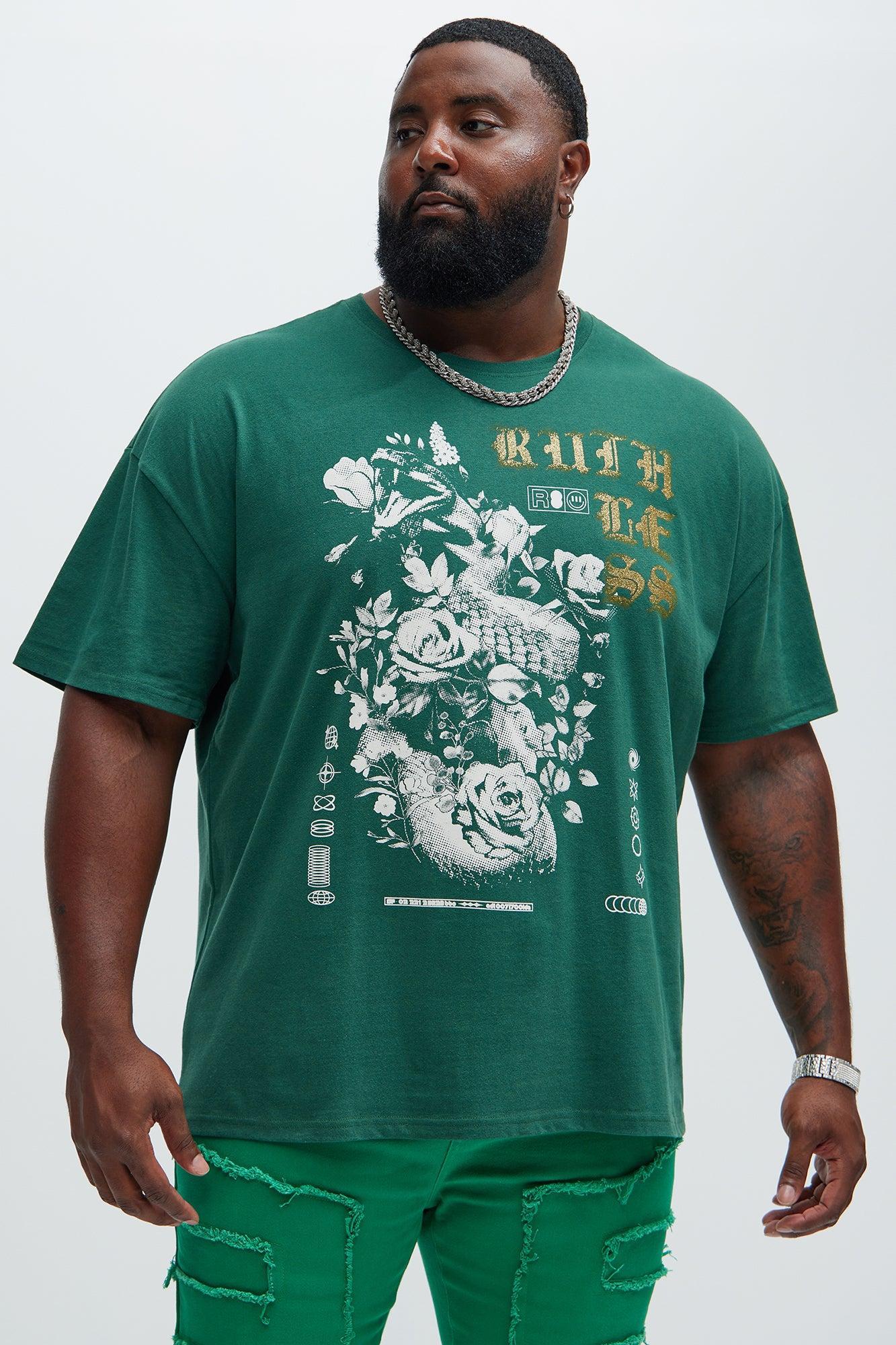 Ruthless Oversized Short Sleeve Tee - Hunter Product Image