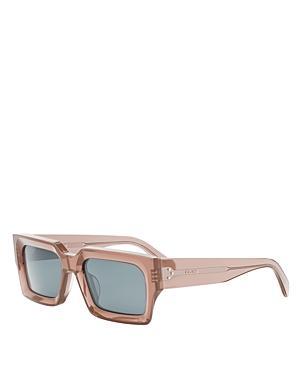 Celine Bold 3 Dots Rectangular Sunglasses, 54mm Product Image