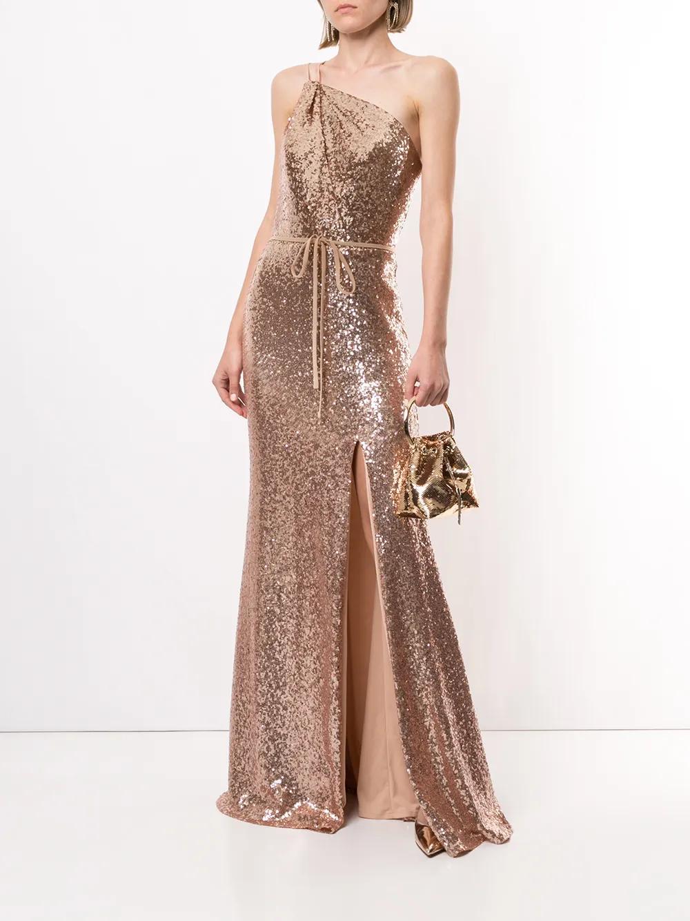 sequin-embellished gown Product Image