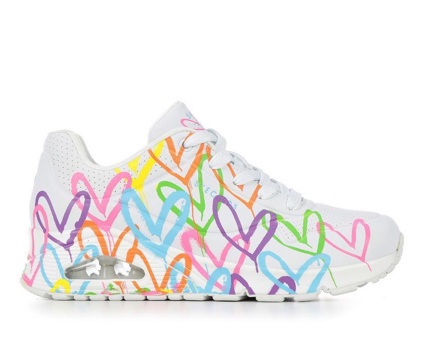 Women's Skechers Street Uno Highlight Love 177981 Wedge Sneakers Product Image