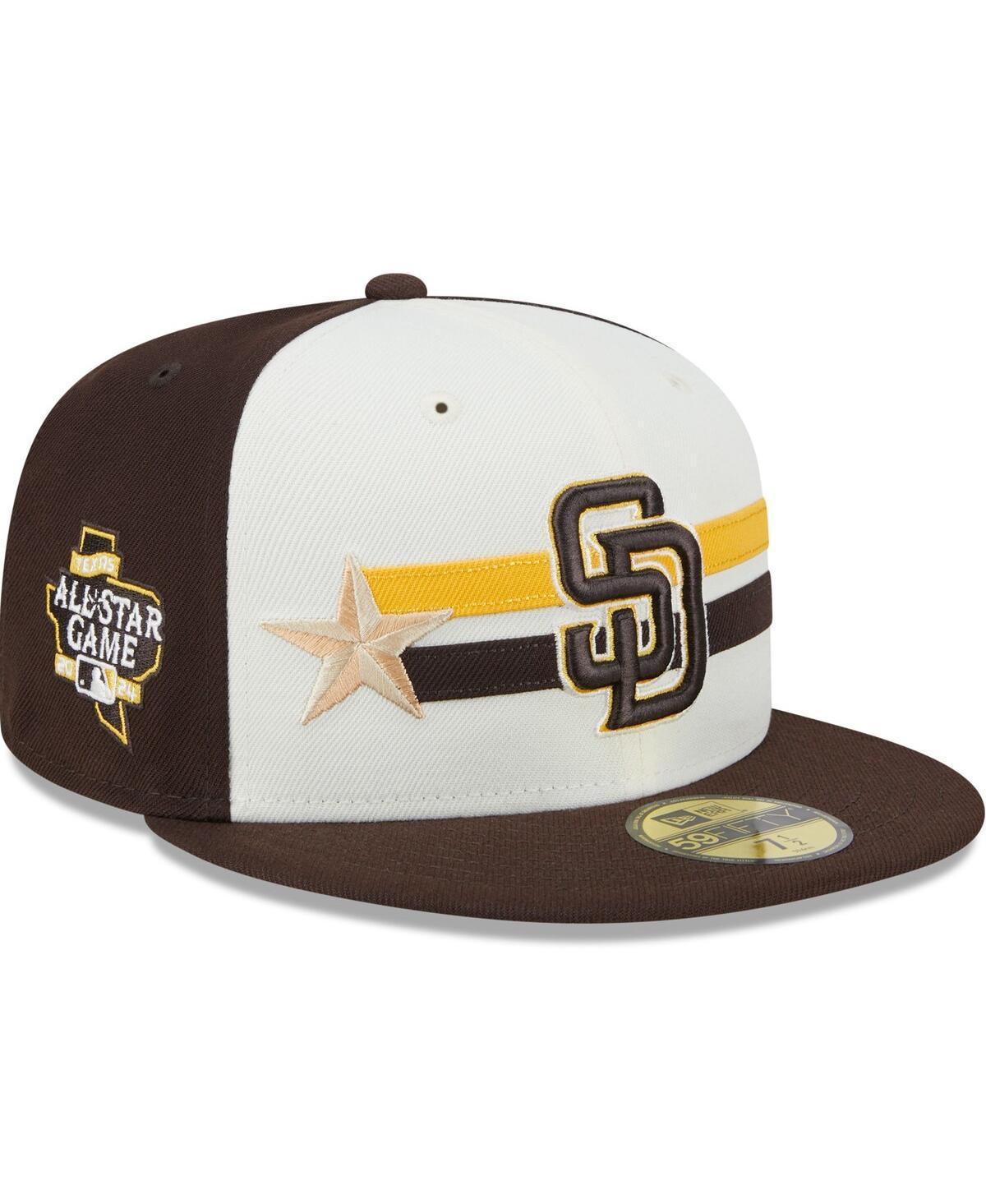 Mens New Era Cream/Brown San Diego Padres 2024 MLB All-Star Game Workout 59FIFTY Fitted Hat Product Image