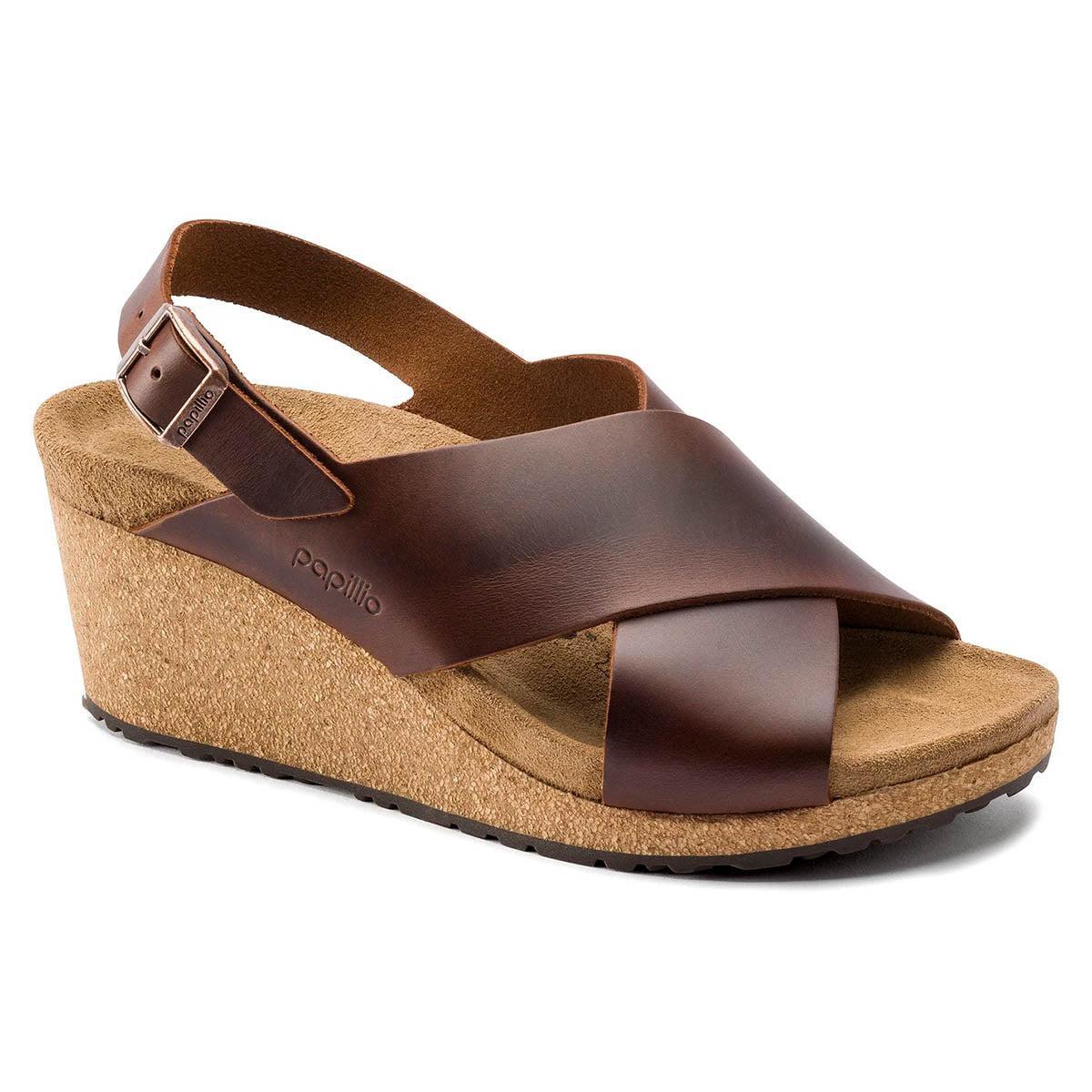 Birkenstock Womens Samira Papillio Natural Leather Sandals Product Image