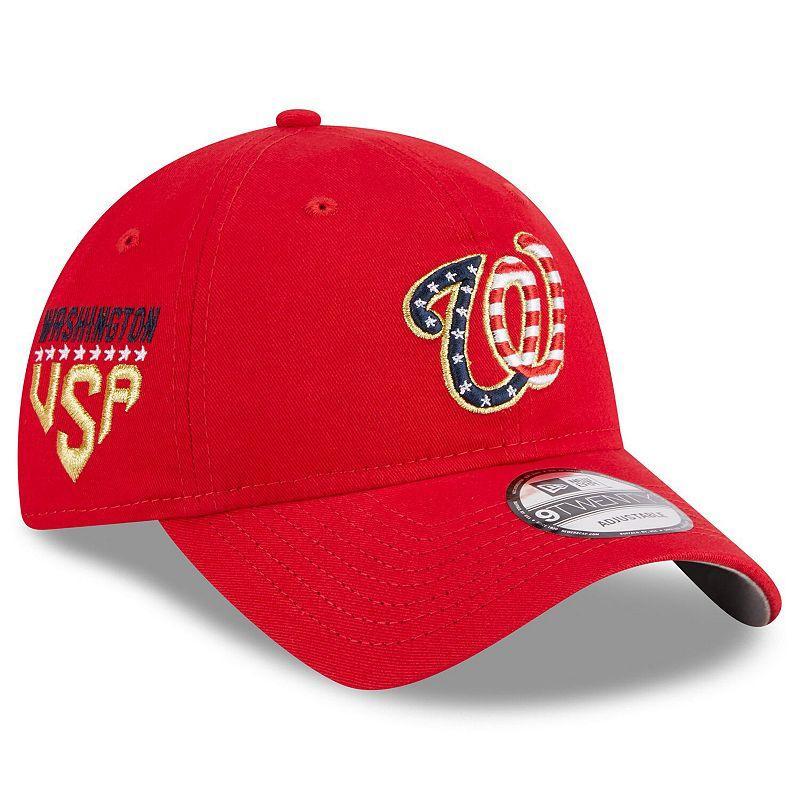 Womens New Era Washington Nationals 2023 Fourth of July 9TWENTY Adjustable Hat Product Image