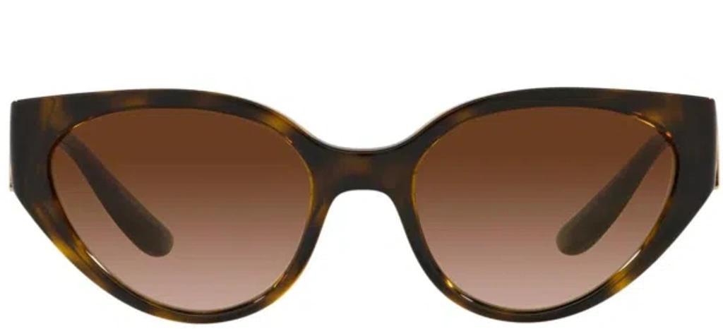 DOLCE & GABBANA Dg6146 502/13 Women's Sunglasses - Havana Frame, Brown Gradient Lenses Product Image