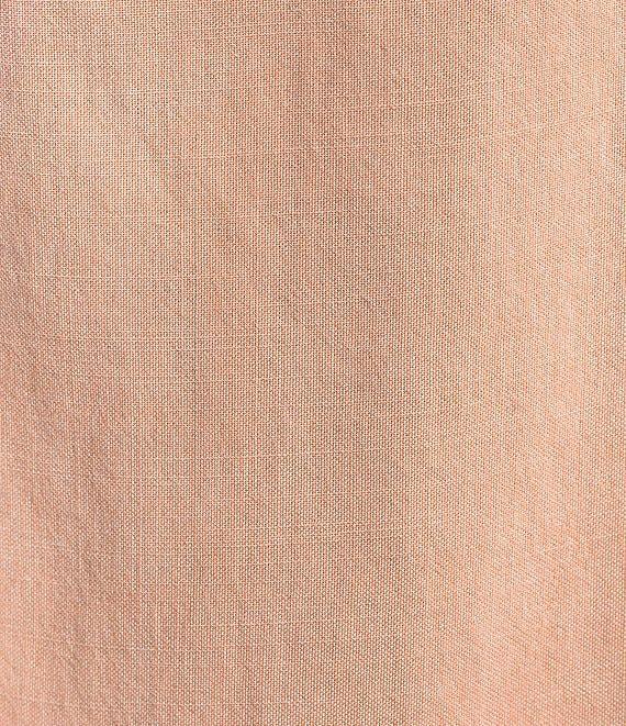 Cloth & Stone Shirred Fray Tie Neck Sleeveless Top Product Image