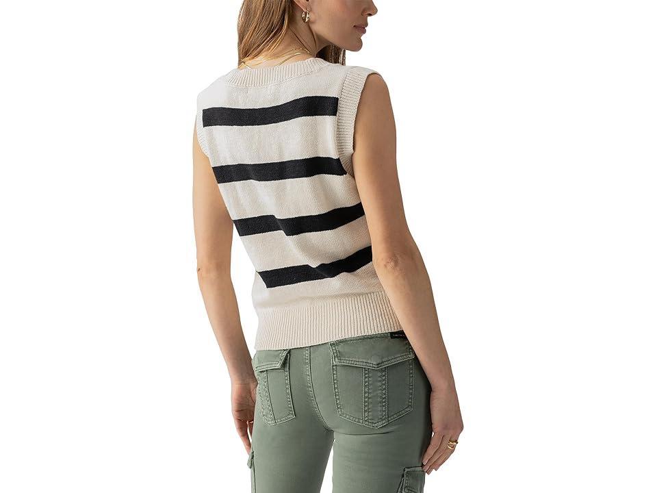 Sanctuary Sweater Shell (Eco Natural/Black Stripe) Women's Sweater Product Image