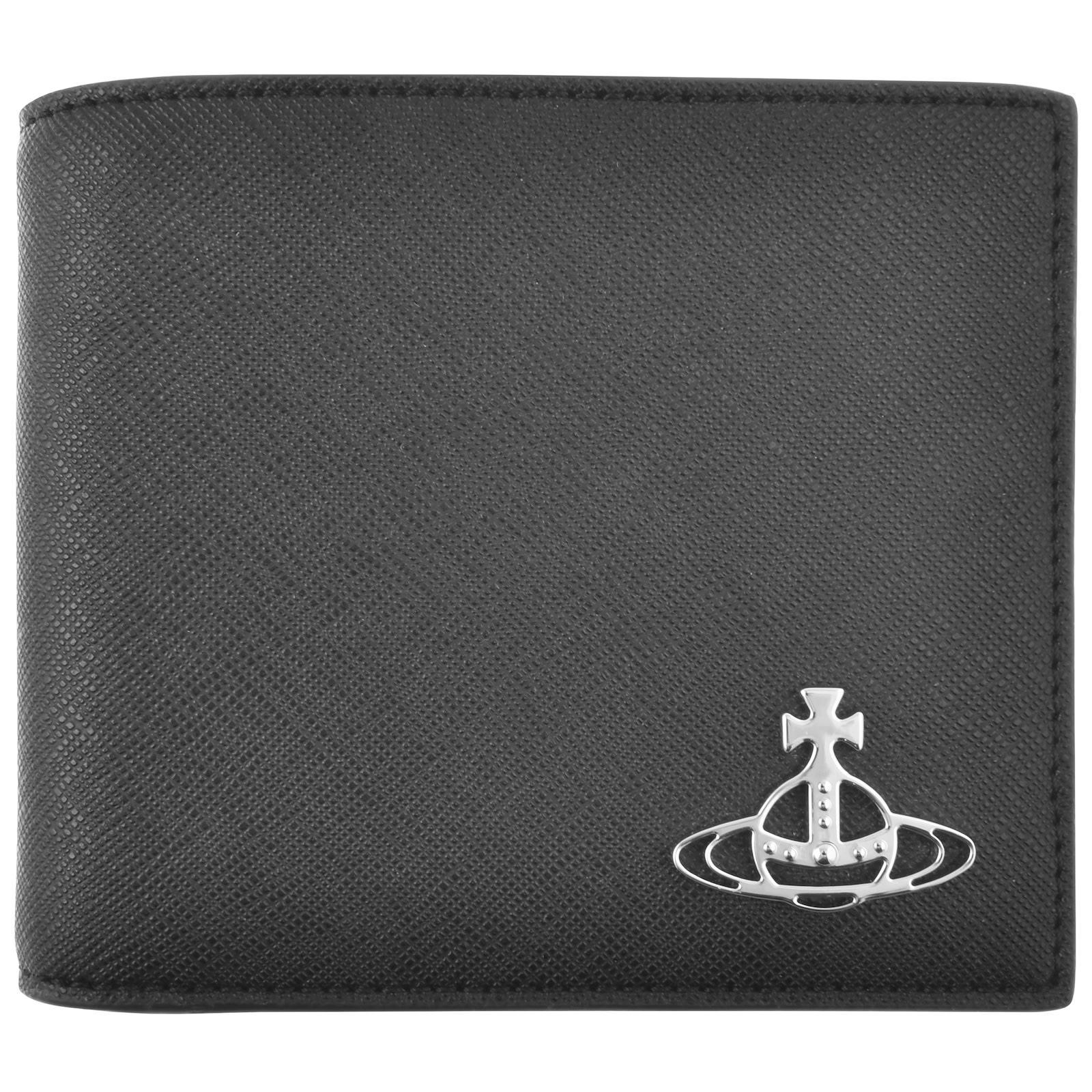 VIVIENNE WESTWOOD Billfold Wallet Black In Gray Product Image