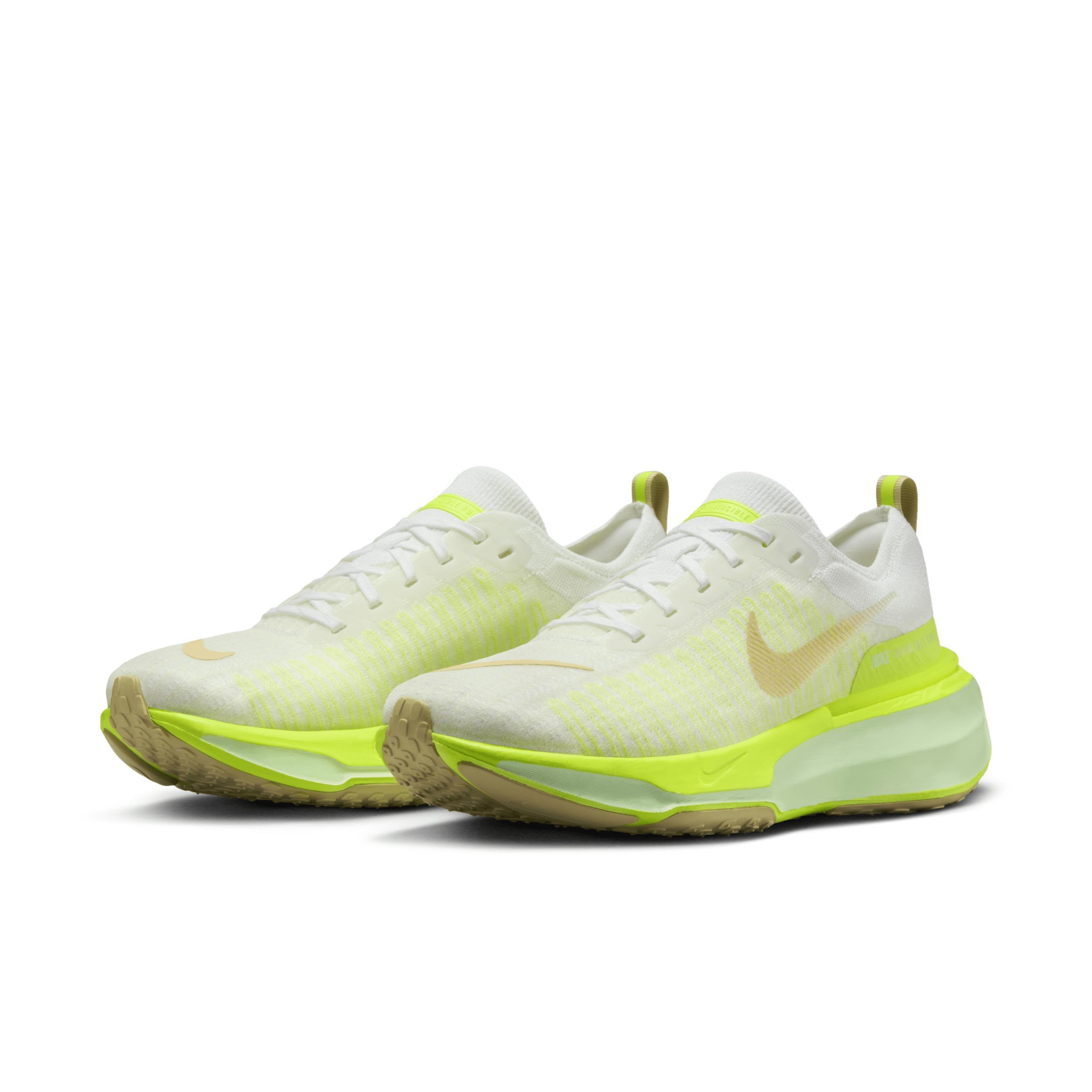 Nike Mens ZoomX Invincible Run Flyknit 3 - Running Shoes White/Coconut Milk/Sesame Product Image