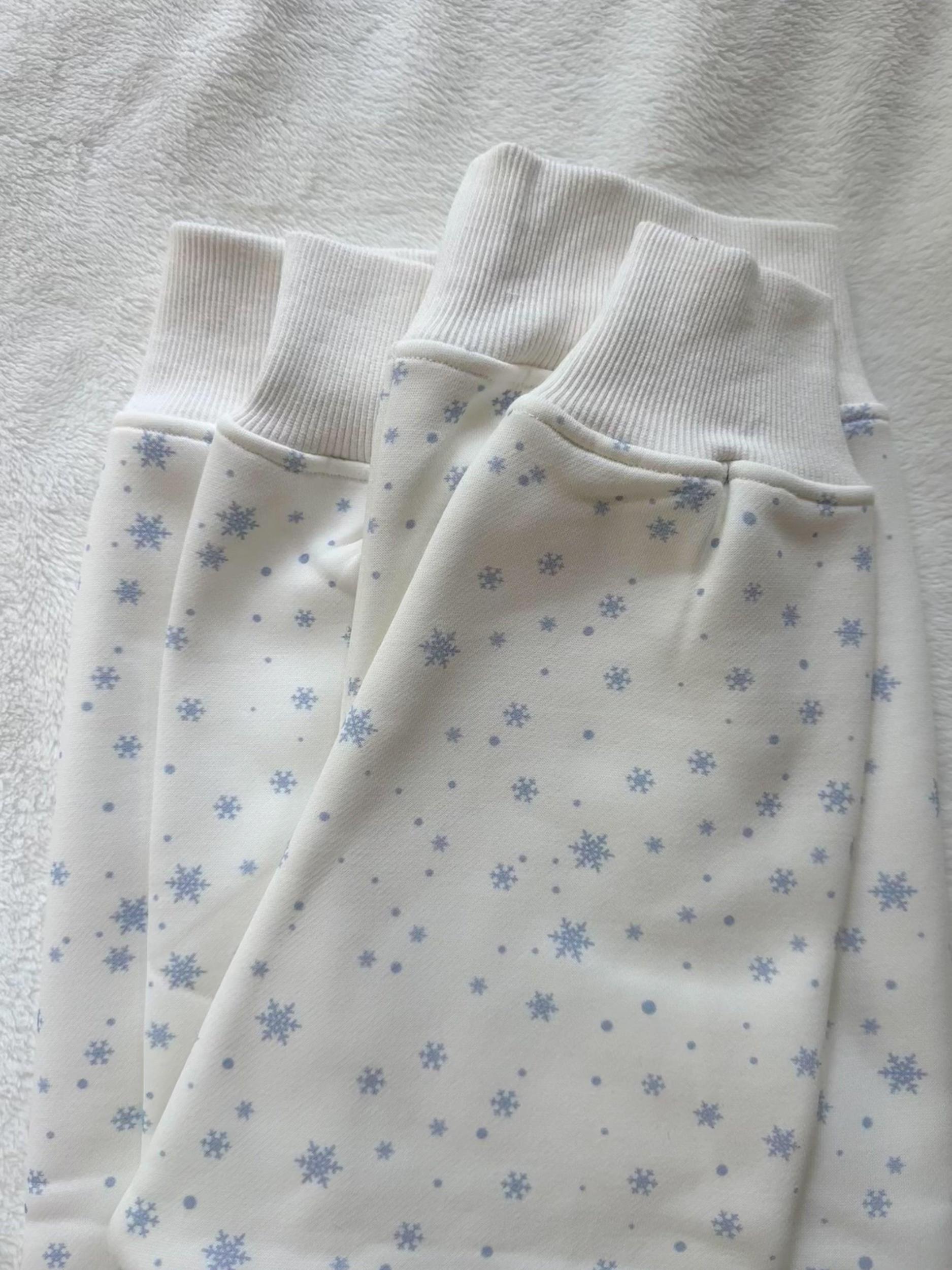 Snowflake Sunkissedcoconut Embroider Sweatshirt Product Image