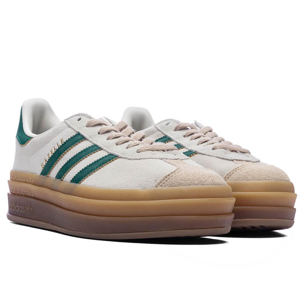 Womens Gazelle Bold - Cream White/Collegiate Green/Magic Beige Female Product Image