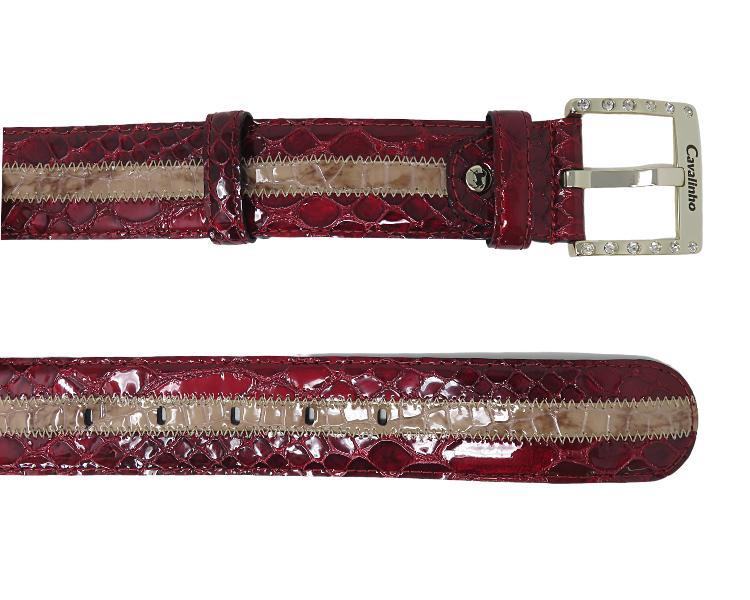 Burgundy Belt Female Product Image