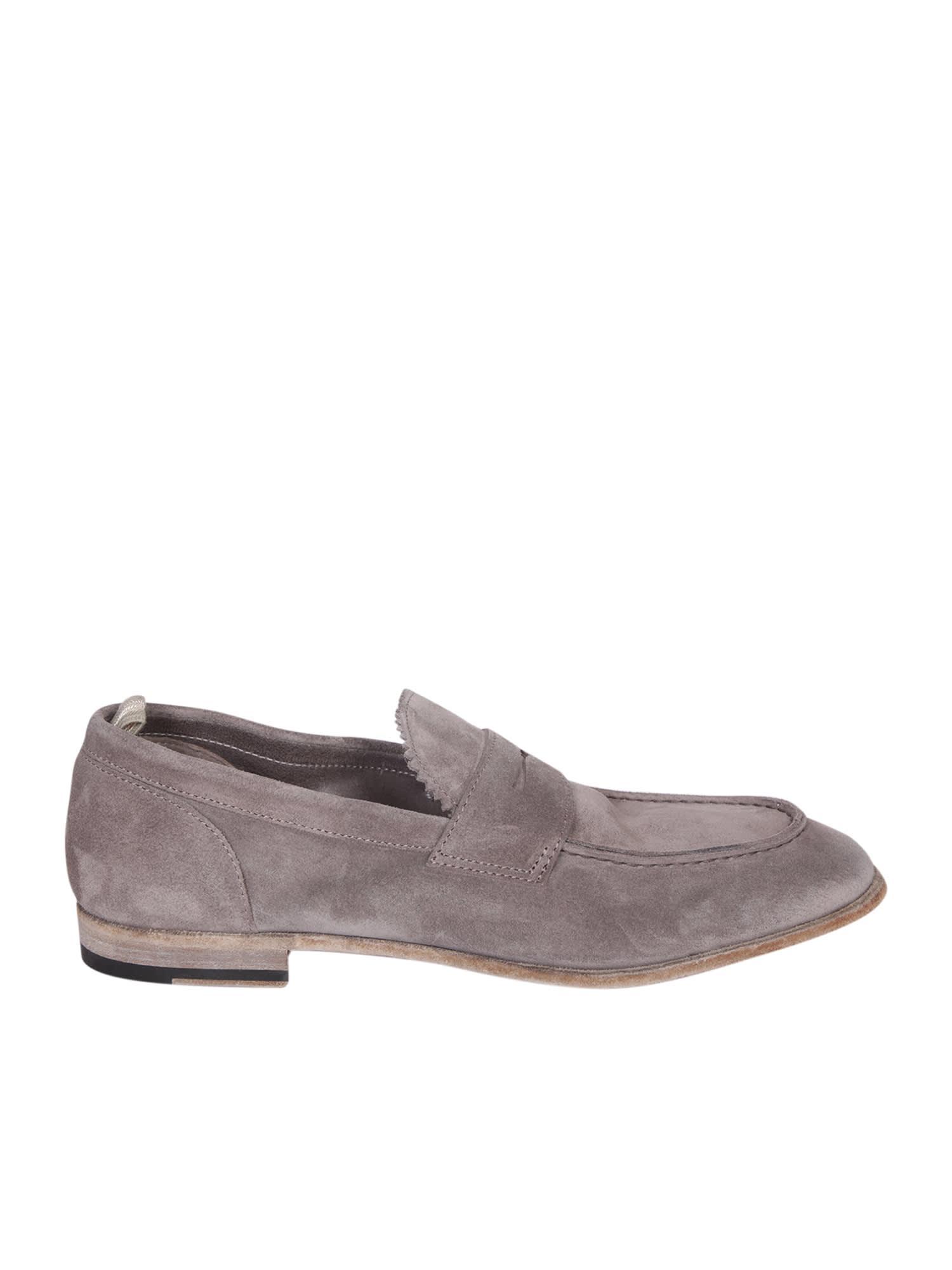 Solitude 001 Suede Loafers In Grey Product Image