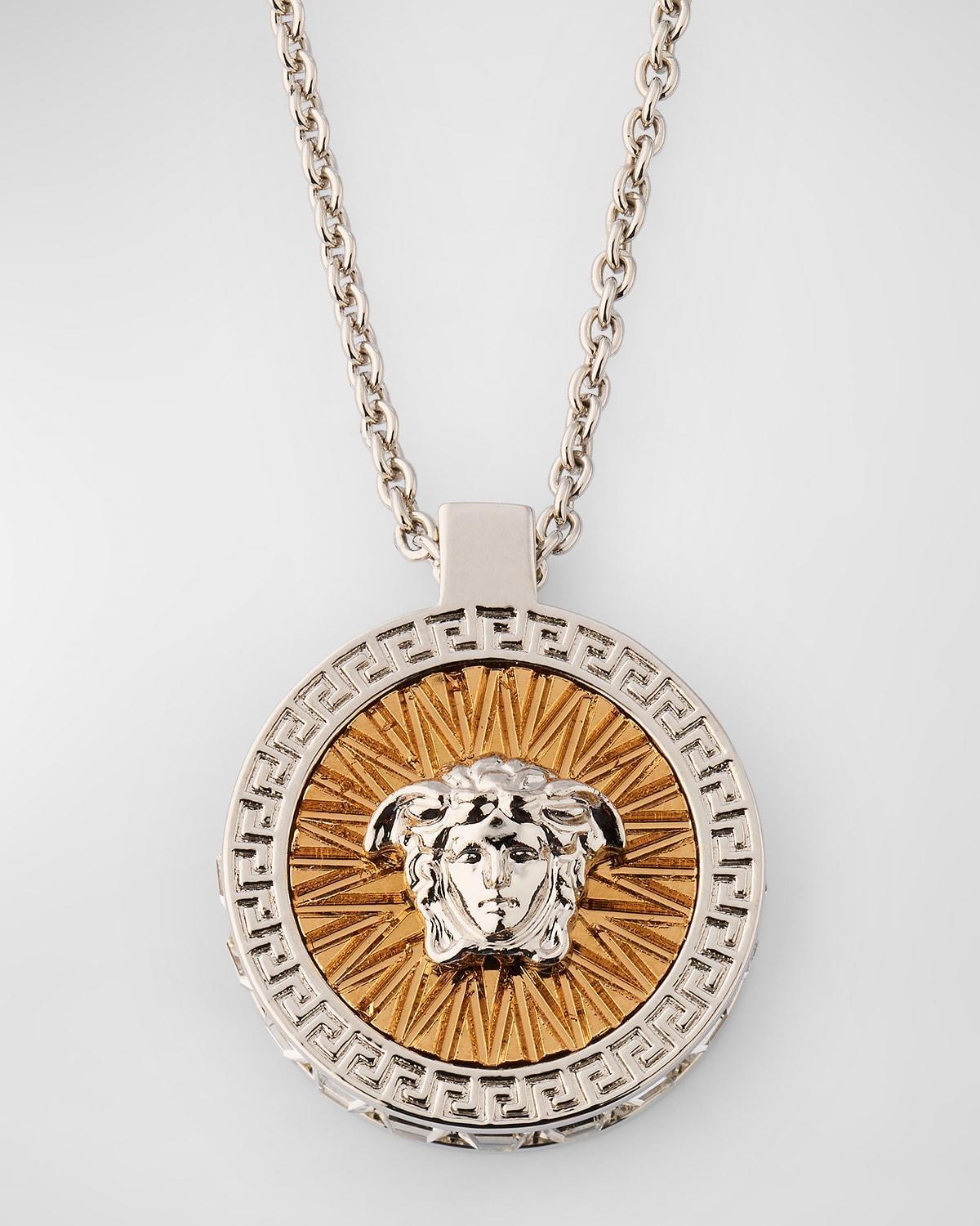 Mens Medusa Pendant Necklace Product Image