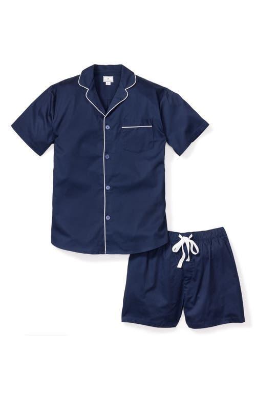 Mens Twill Short Pajama Set Product Image