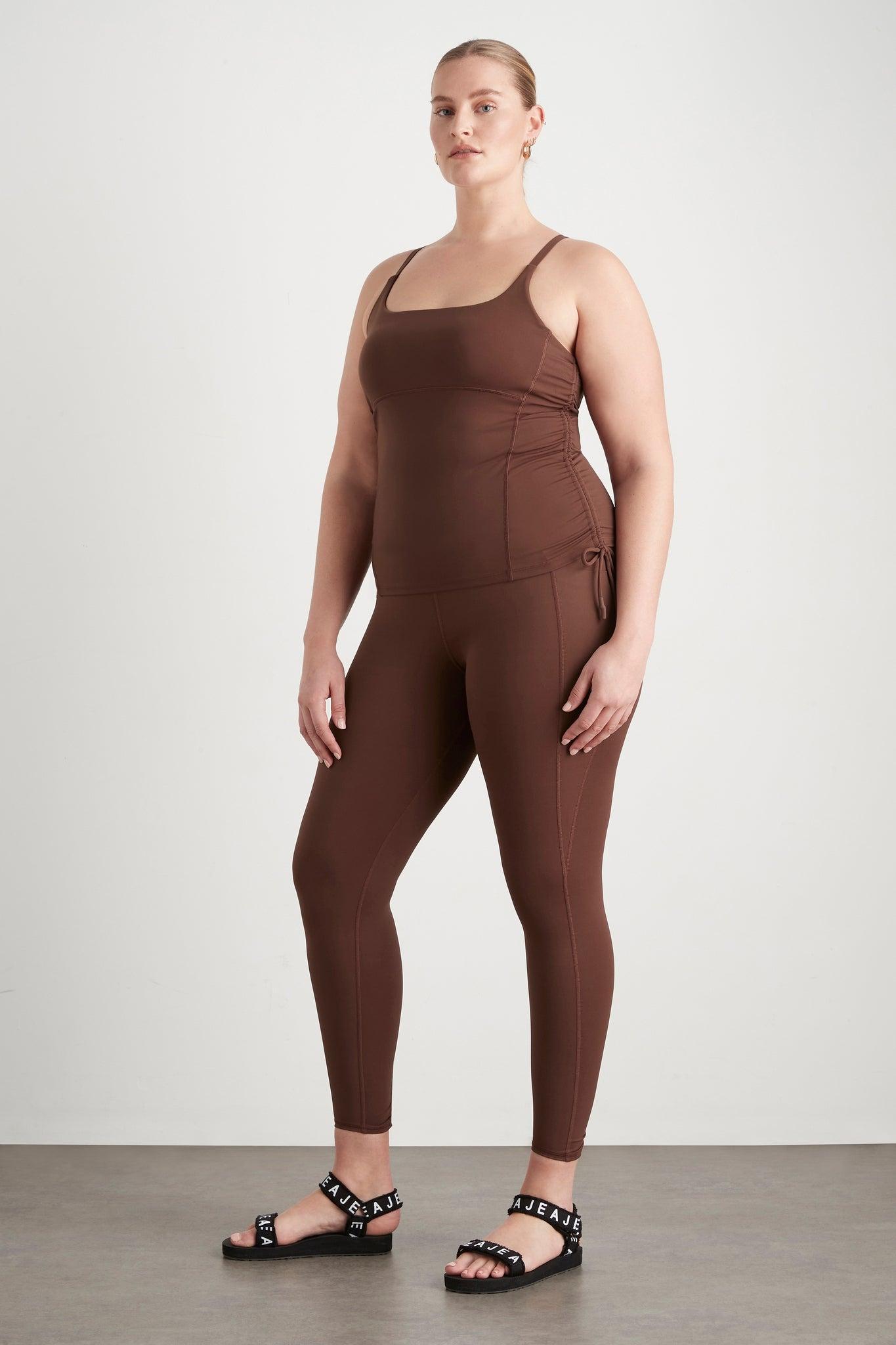 High Rise Drawstring Full Length Legging 225 Product Image