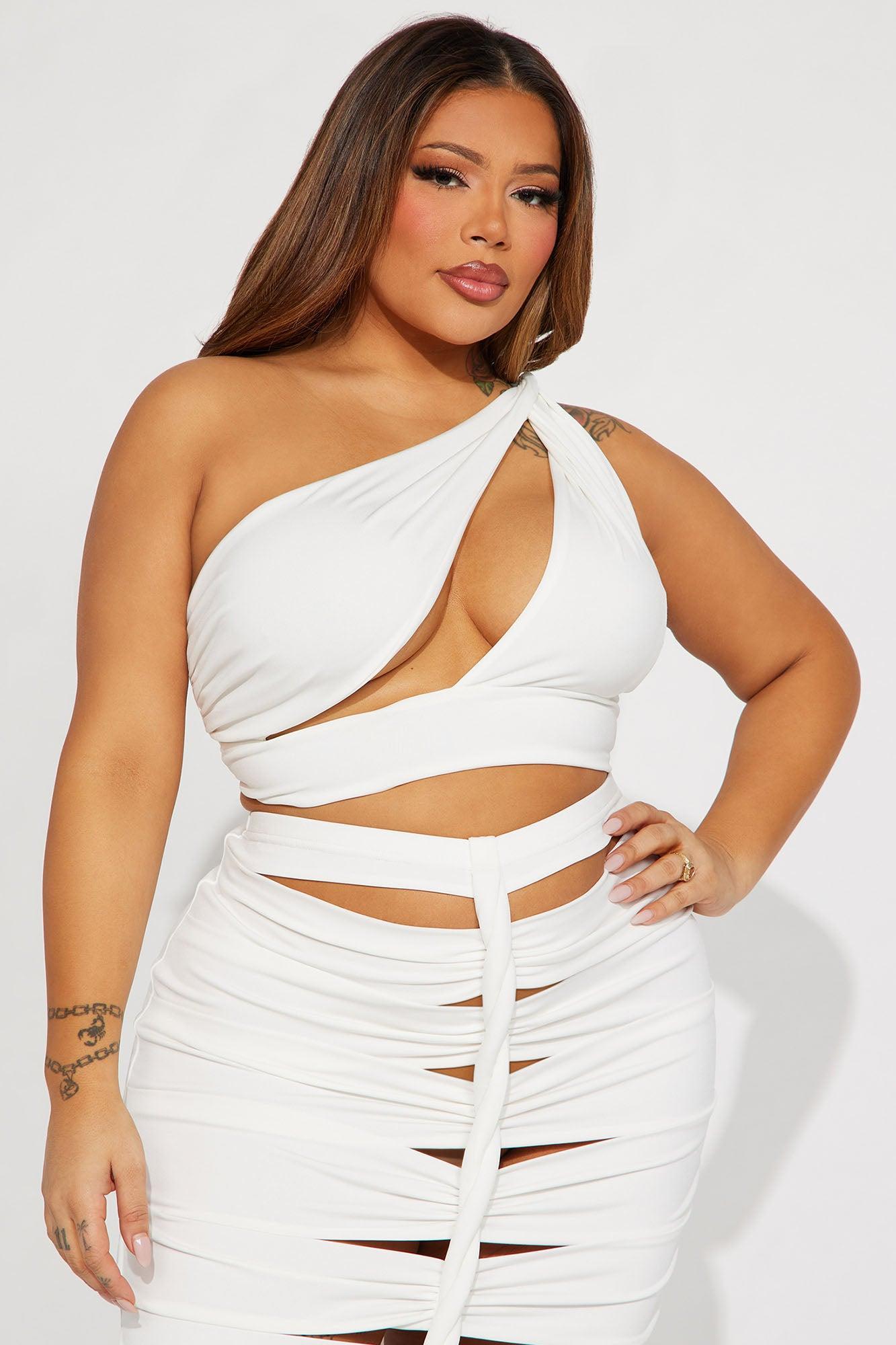 Marilyn Skirt Set - White Product Image